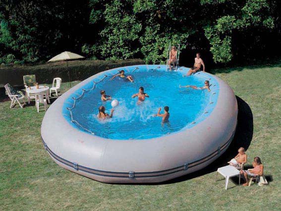 piscine gonflable ovale