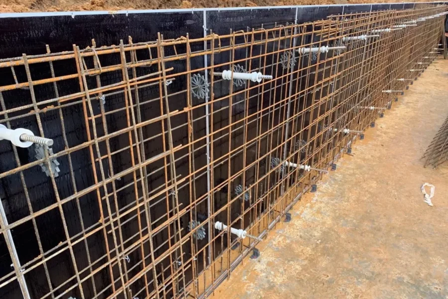 Chantier de piscine dans le Calvados