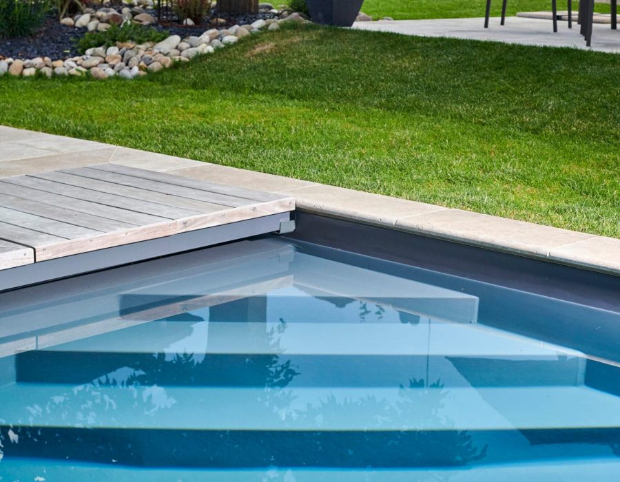 Piscine de 11.00 x 3.50 m structure Titan fond plat 1.50m Cepie Concept